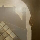 Oil on canvas painting, signed lower left MAX and dated 1991