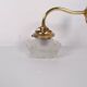 Swan neck flower wall light