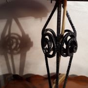 Art Deco lamp glass paste, Muller Freres Luneville