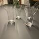 Set of modernist Bulle glasses by Roger Tallon for Daum, 1960s.