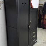 Wardrobe combo linen closet dresser Parisian patina