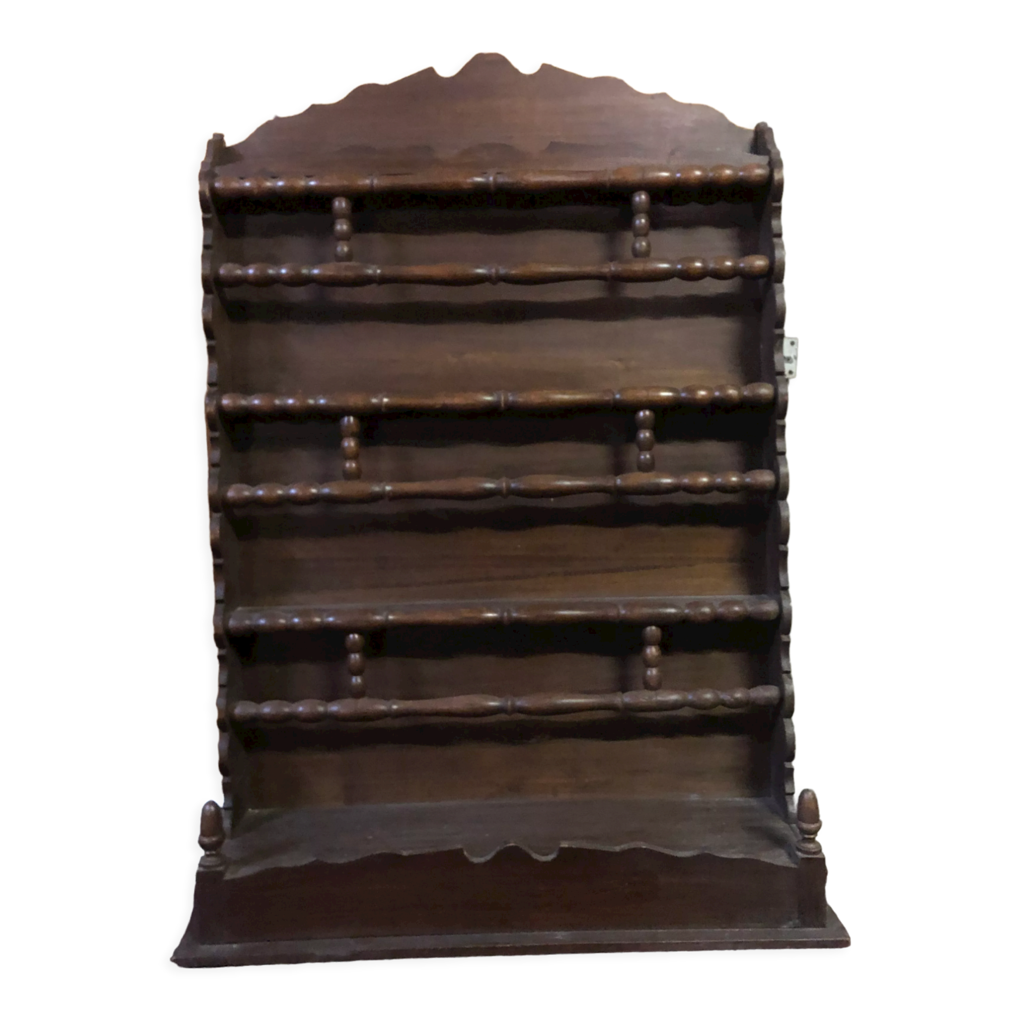 Walnut shelf to hang or place on a piece of furniture