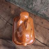 Vintage tureen for pâté rabbit shaped