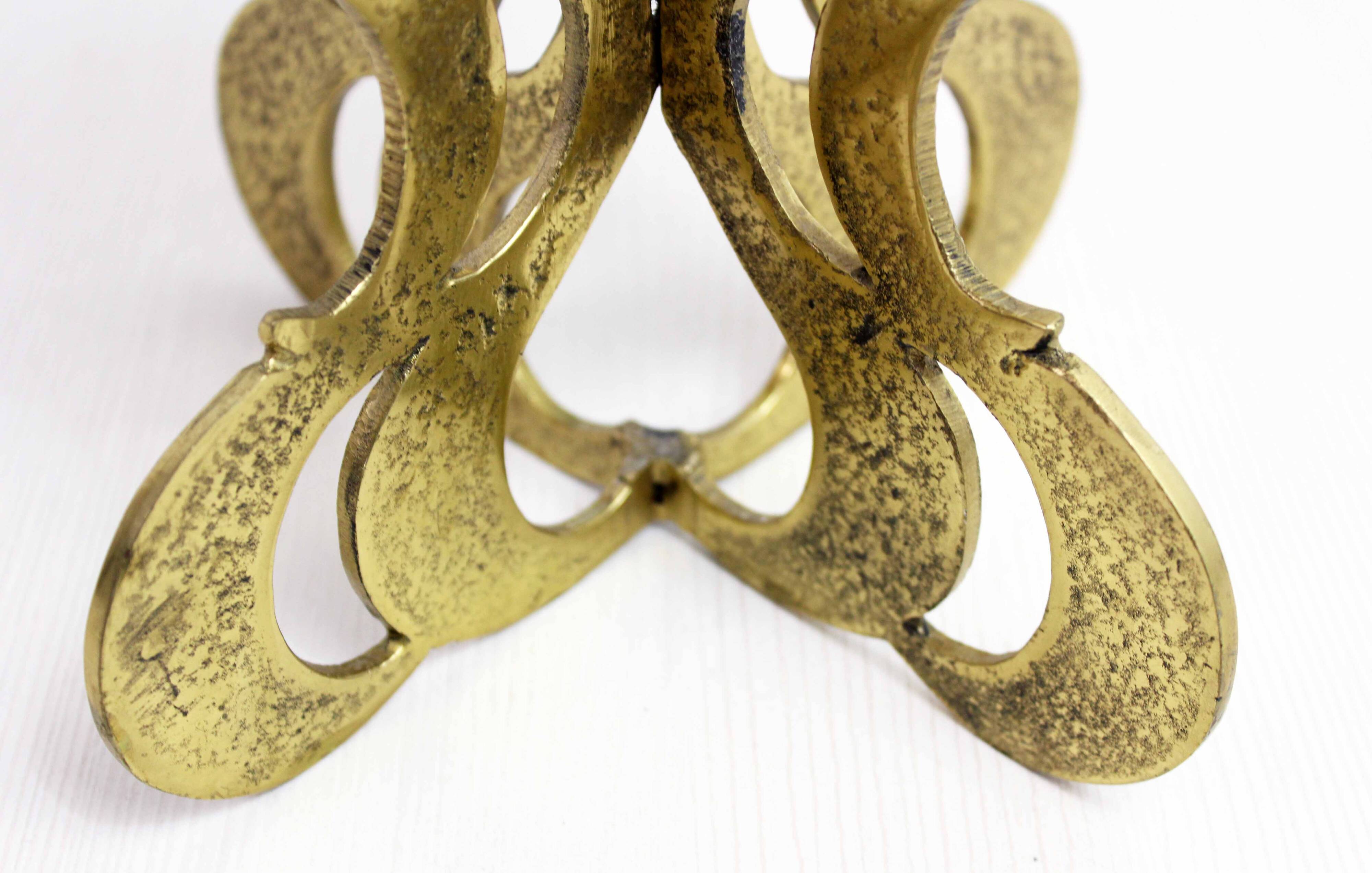 Bronze candlestick by Guiseppe Gallo 1960