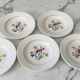 Fabiola Digoin Sarreguemines soup plates, 1950s