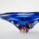 Cobalt bowl, Danish design, 1970s, made in Denmark