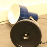 70's petrol blue veb narva desk lamp