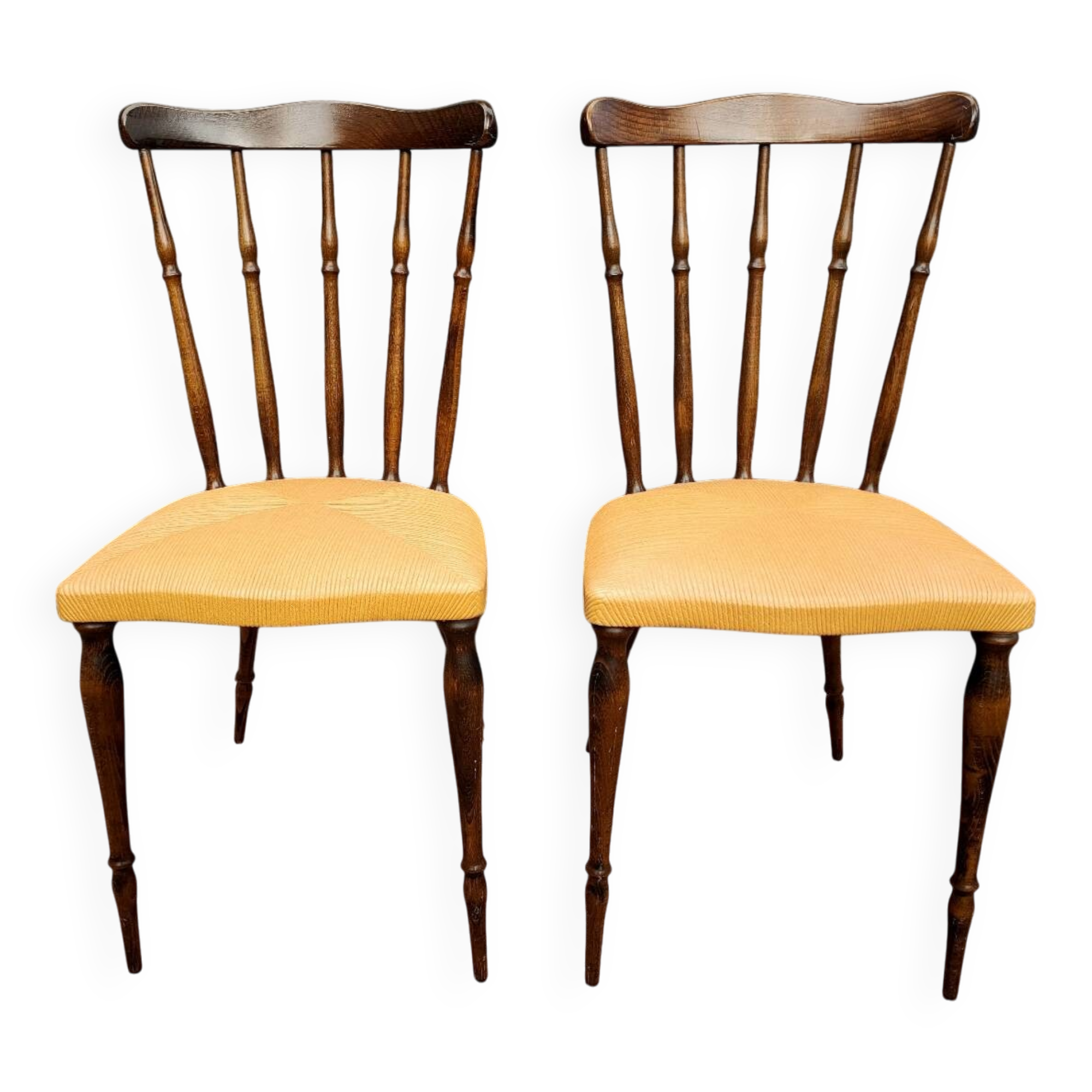 Paire de chaises bistrot vintage