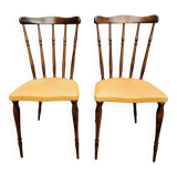 Paire de chaises bistrot vintage