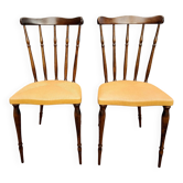 Paire de chaises bistrot vintage