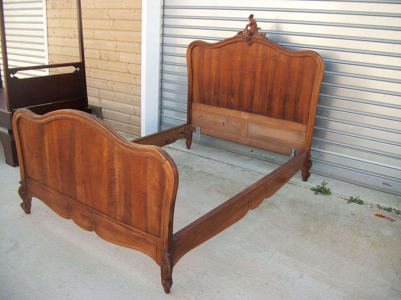 Louis XV style bed