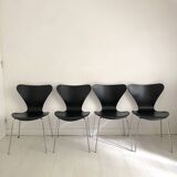 Set of 4 Butterfly Chairs by Arne Jacobsen, Fritz Hansen Edition