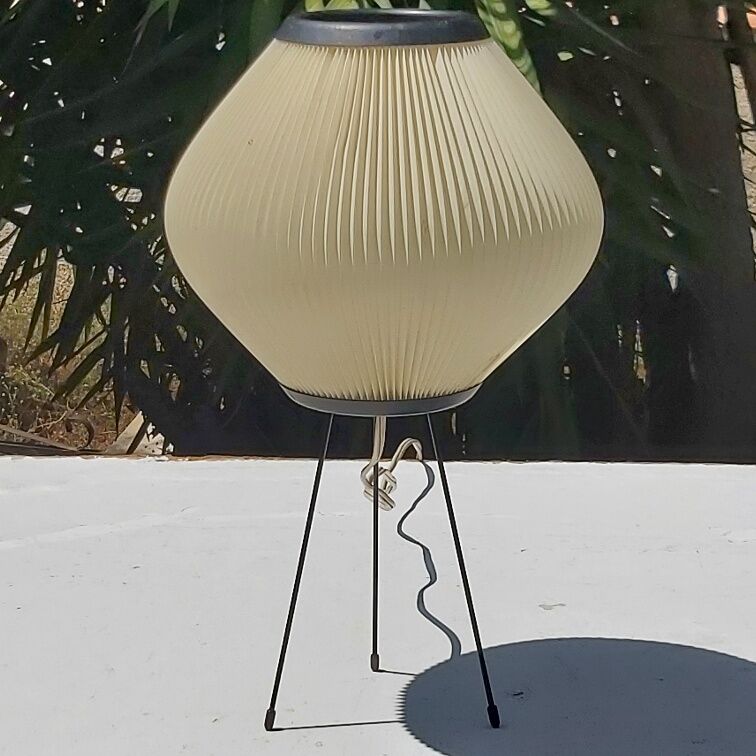 Rispal rhodoid lamp vintage 50s