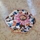 Empty pocket dish in Gien earthenware with peony decoration.