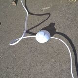 Rattan lamppost