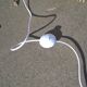 Rattan lamppost