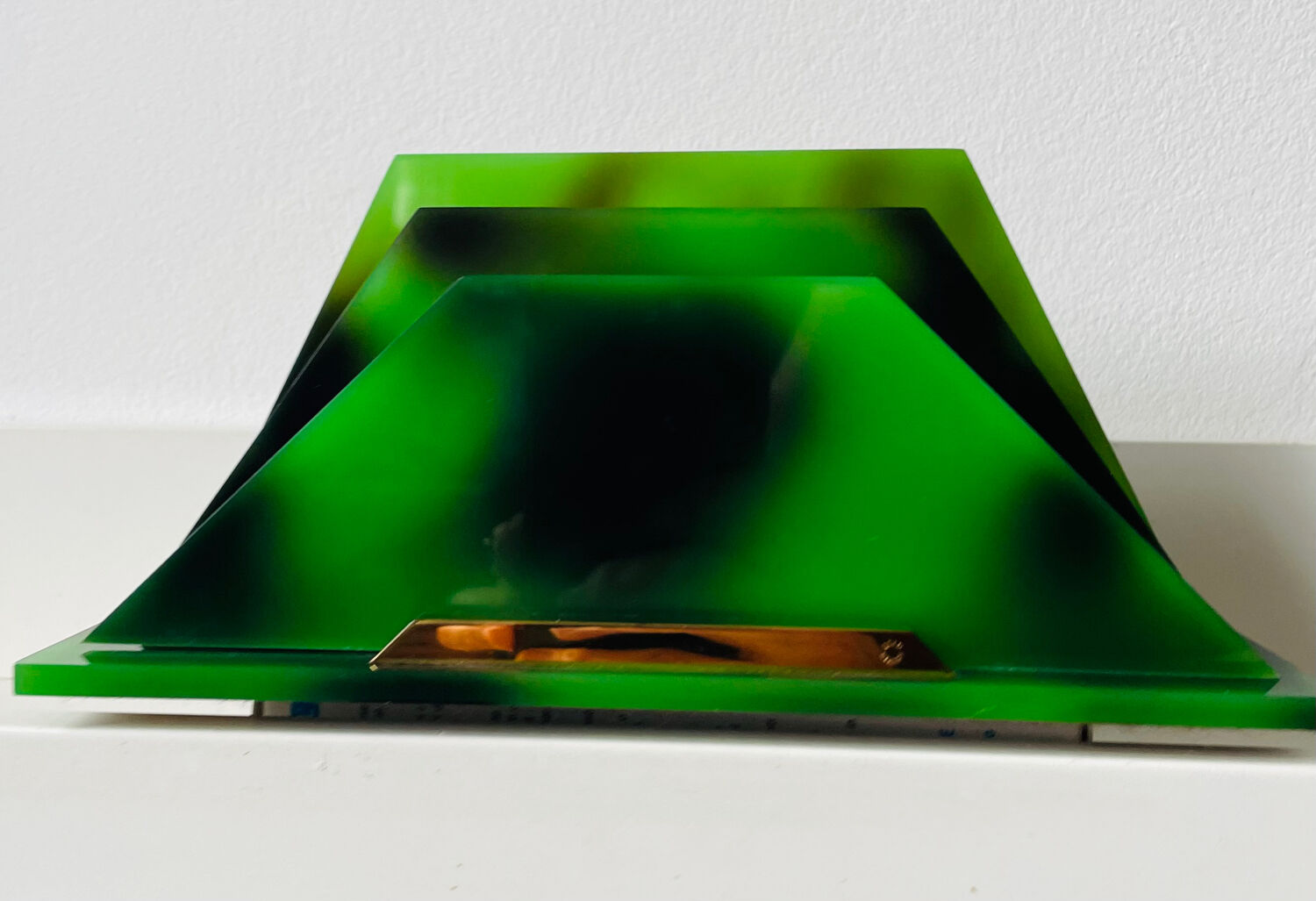 Mail rack tortoiseshell gold starry