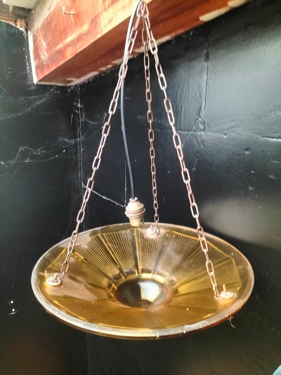 Art Deco glass suspensions