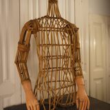 Artisan Rattan Mannequin Bust