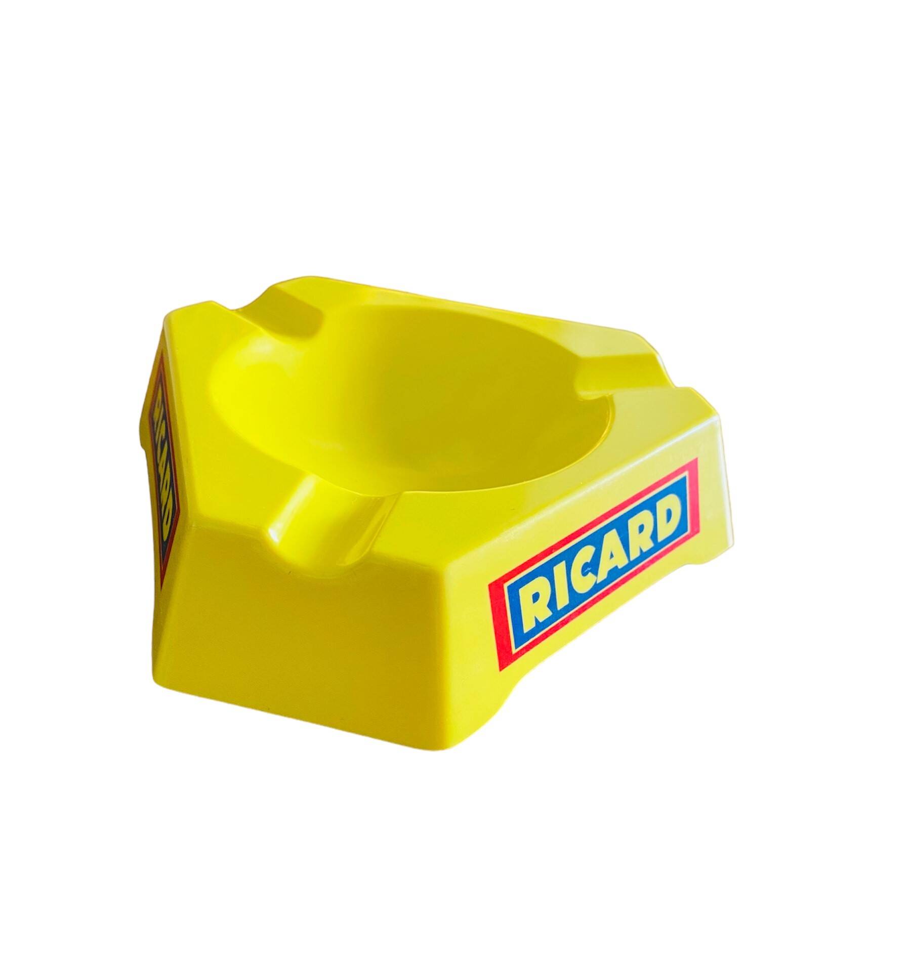 Cendrier vintage Ricard jaune