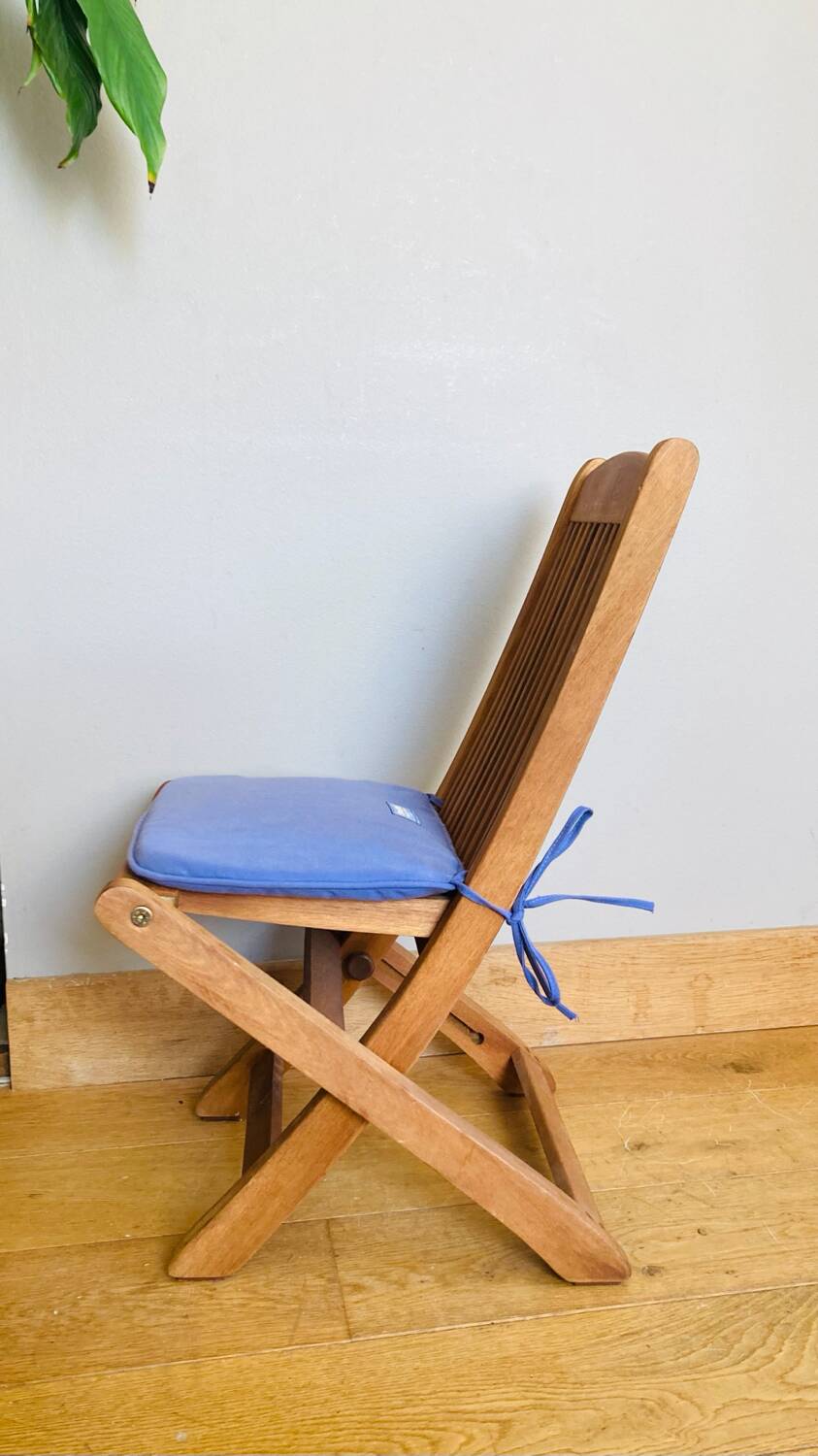 Scandinavian Vintage Folding Garden Chair for Children, Made in Denmark