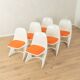 Chaises Casalino par Alexander Begge pour Casala, années 1970, ensemble de 6