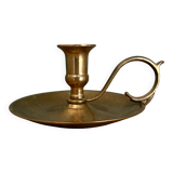 Antique brass candlestick - candle holder