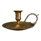 Antique brass candlestick - candle holder