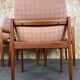 Teak dining chairs model 23 by Henning Kjaernulf for Korup Stolefabric