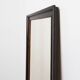 Belgian Art Deco Wooden Mirror with Aged Glass, ca. 1930