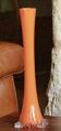 Orange glass vase