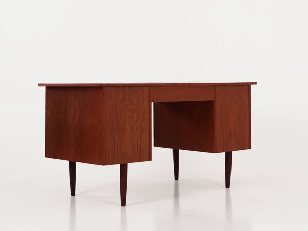 Bureau en teck, design danois, années 1970, production : Danemark