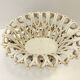 Creamy White Ceramic Fruit Bowl or Centerpiece by Charles de Boissimon