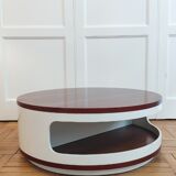 lacquered wood bar/coffee table - Italy 70s