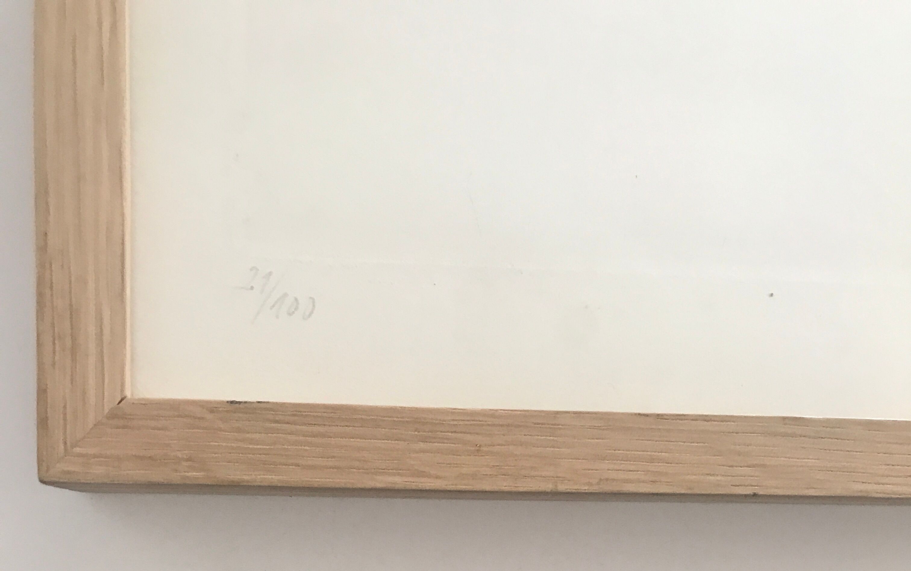 Black engraving signed by Wolfgang Gafgen, circa 1975