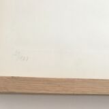 Black engraving signed by Wolfgang Gafgen, circa 1975