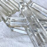 Antique glass knife holders