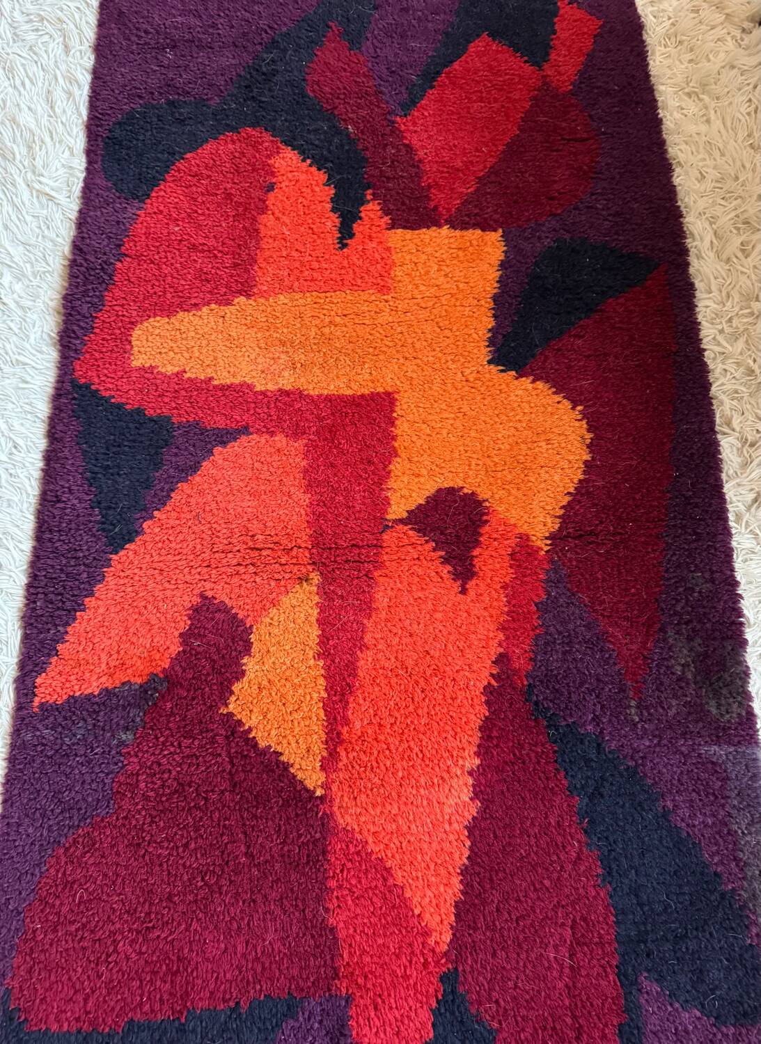 1970s Scandinavian Pop Art Rug