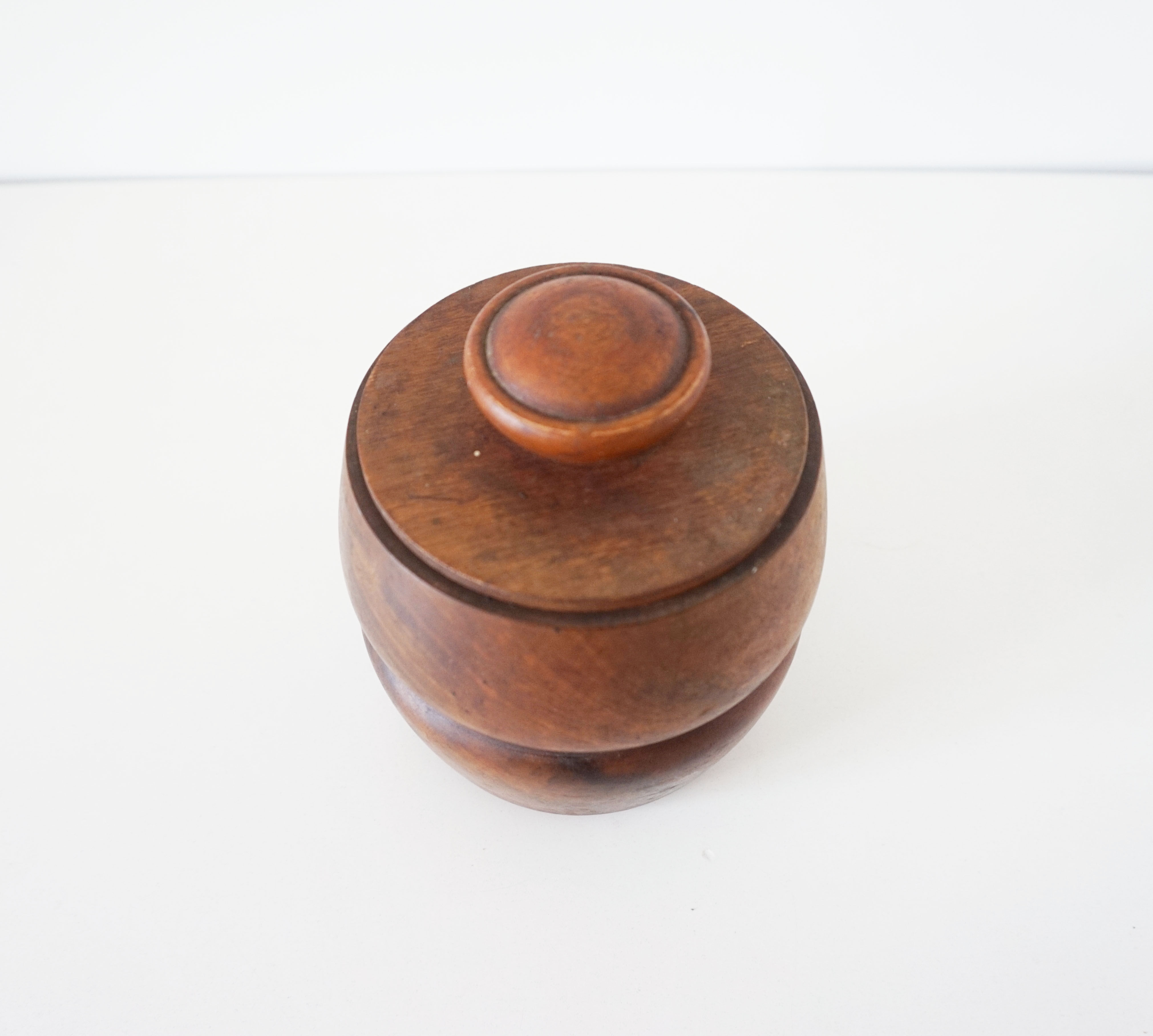 Old wooden tobacco box