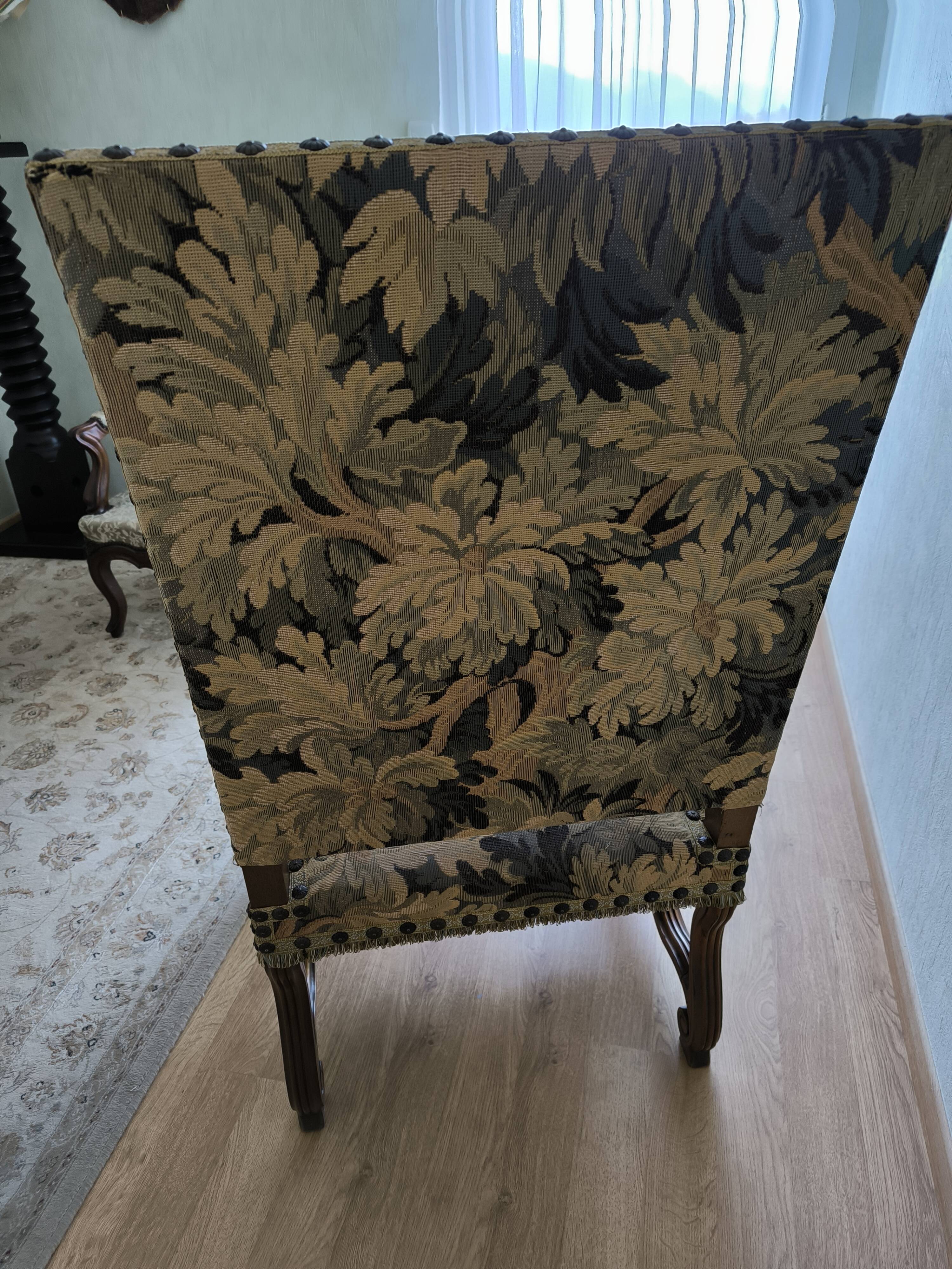 Large Louis XIII armchair