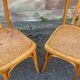 Paire de chaises bistrot café 1950s