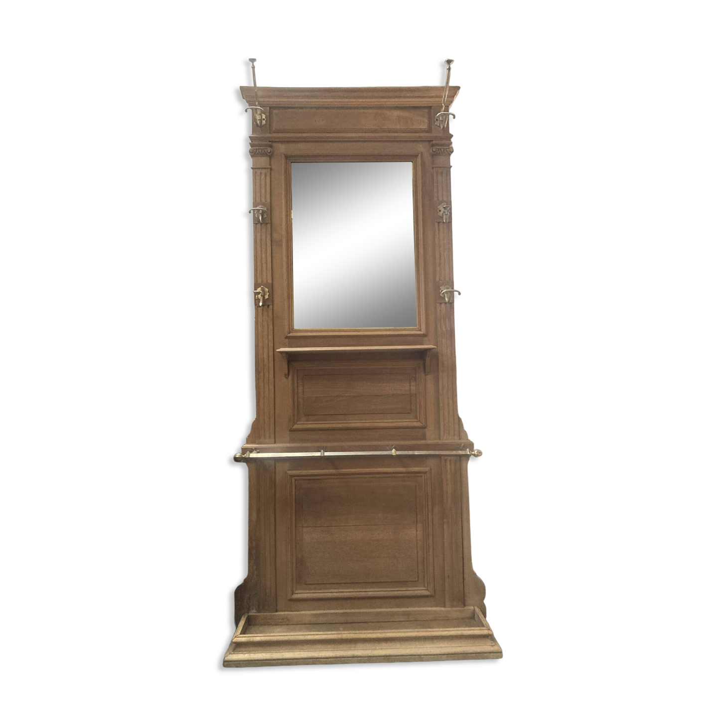Vestiaire portemanteau bois style Napoleon III