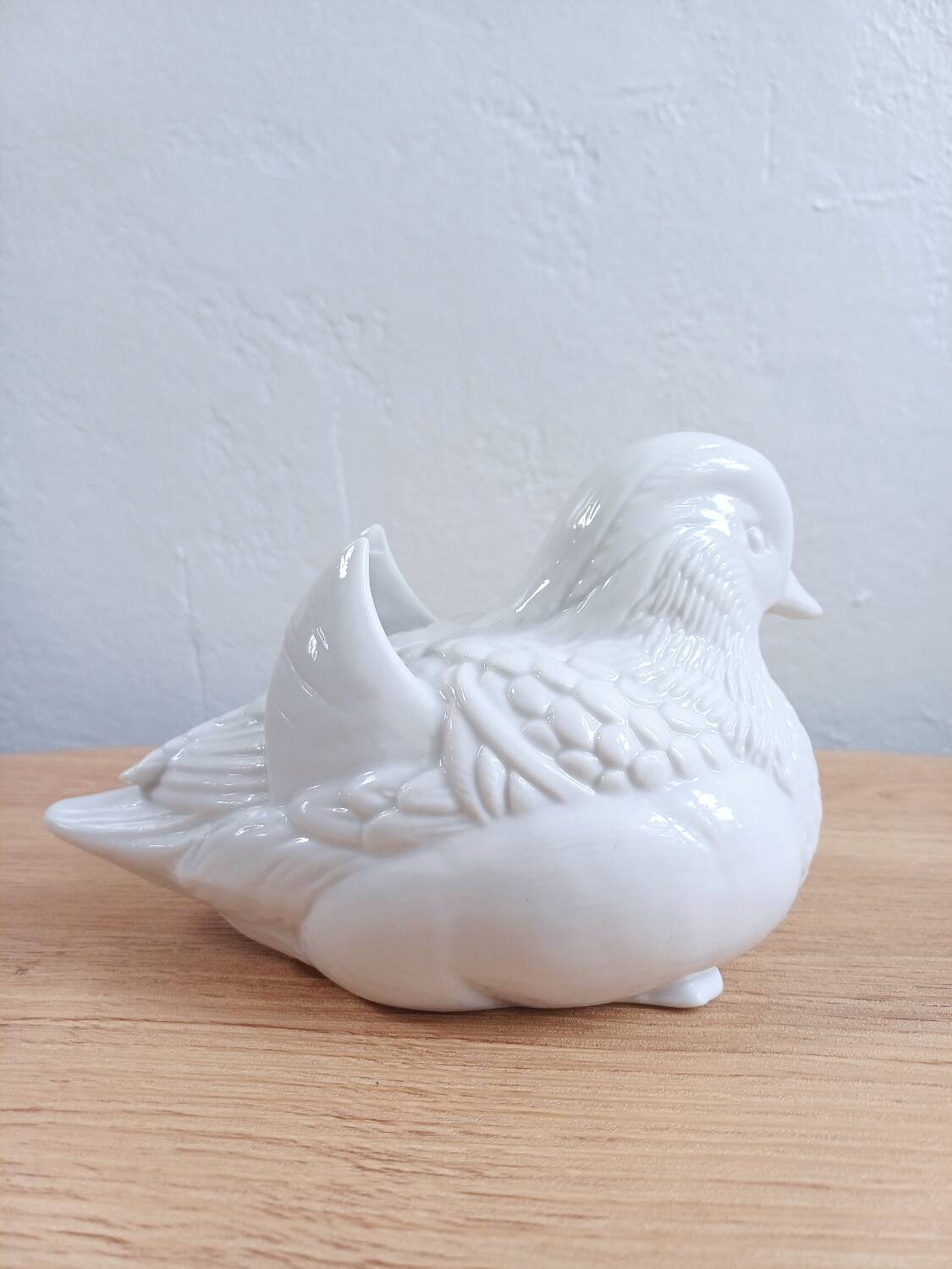 Pair of porcelain mandarin ducks John Jenkins