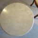 Round coffee table - Carved wood - White veined marble - Regency/Louis XV style