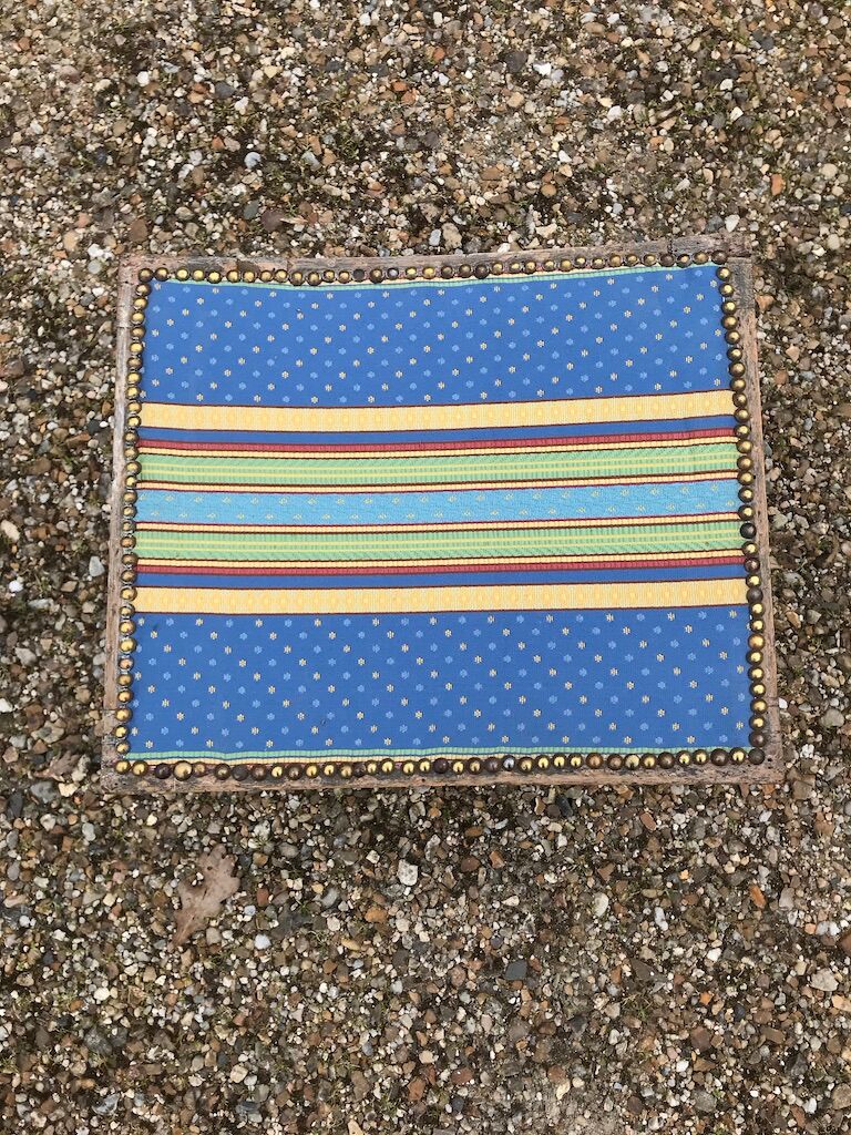 Tabouret dagobert 19e siecle