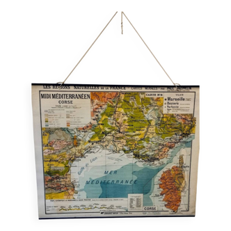 Carte scolaire midi méditerranéen corse no 6 paul kaeppelin