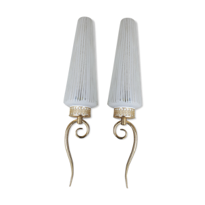 Paire d'appliques vintage Paris