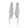 Pair of wall light vintage, Paris, 50-60 years