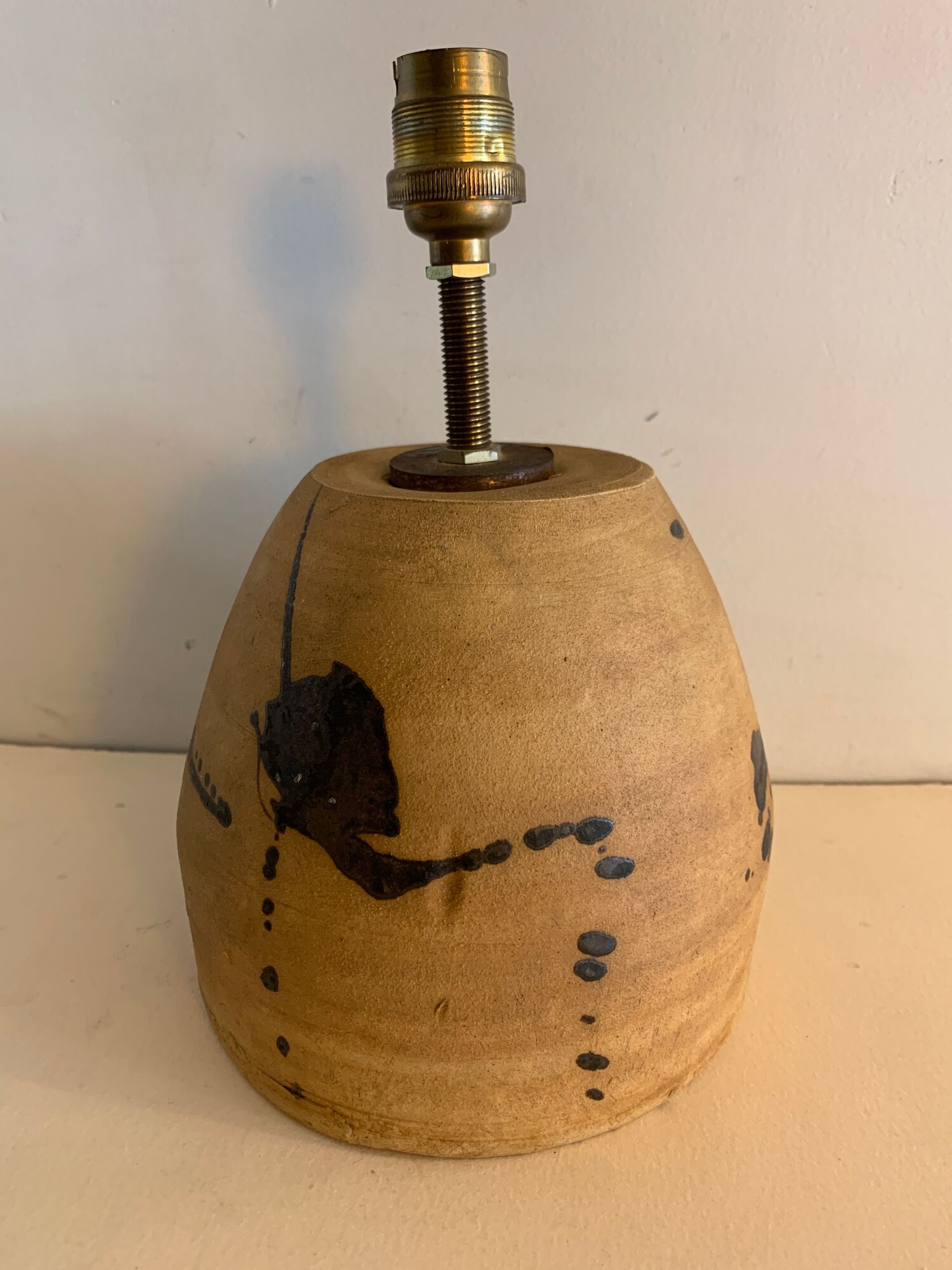 Ceramic lamp foot Pottery of the Dove