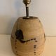 Ceramic lamp foot Pottery of the Dove